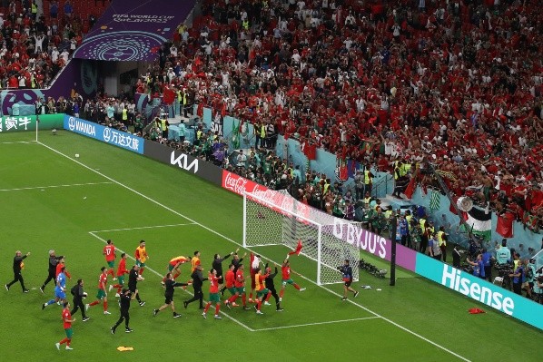 Los hinchas de Marruecos han estado presente en grandes cantidades en el Mundial.