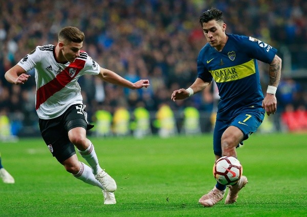 Julián jugó en la histórica final de River Plate vs Boca Juniors en la Libertadores 2018. | Foto: Getty Images.