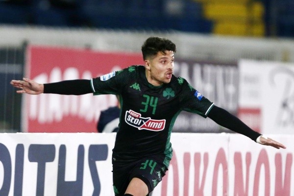 Sebastián Palacios, delantero de 30 años que figura en la lista de posibles refuerzos de Colo Colo. Juega en el Panathinaikos de Grecia.