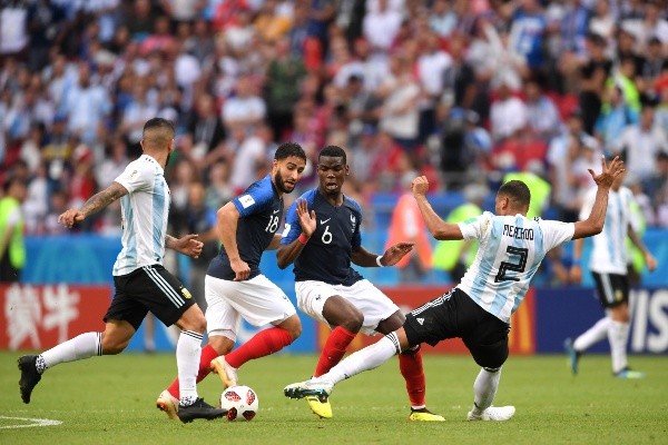 Argentina y Francia chocaron en Rusia 2018 y ahora se vuelven a encontrar en un Mundial, pero ahora es por la gran final de Qatar 2022. | Foto: Getty