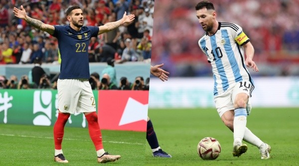 Theo Hernández espera con los brazos abiertos a Messi. | Foto: Getty