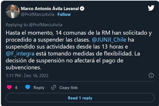 Twitter: Marco Antonio Ávila Lavanal