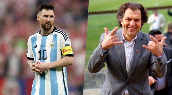 Aníbal Mosa avisó, en tono de broma, que irá por el fichaje bombástico de Messi a Colo Colo. | Foto: Getty / Agencia Uno