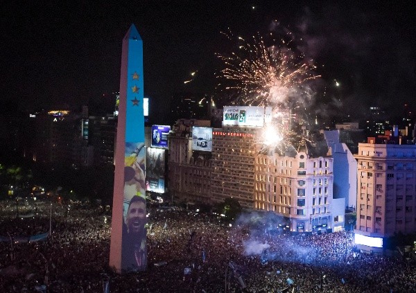 Muchos festejos se vivirán en el Obelisco (Getty)