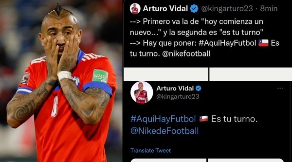 A cualquiera le puede pasar, King. Vidal se mandó un fail en redes sociales pero se recompuso rápidamente.