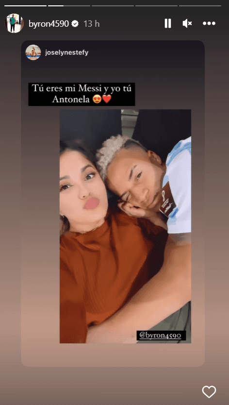 Novia de Byron Castillo: somos Messi y Antonella