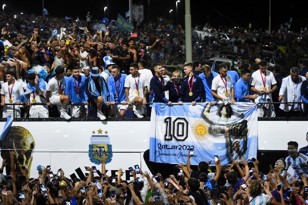 Argentina festejó con su gente aunque en un desorden mayúsculo (Getty)