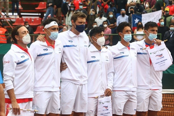 El equipo chileno enfrentará a Kazajistán en la Copa Davis. | Foto: Agencia Uno