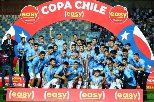 Magallanes fue campeón de la Copa Chile 2022 precisamente en el Estadio El Teniente tras vencer en la final a Unión Española. | Foto: Agencia UNO.