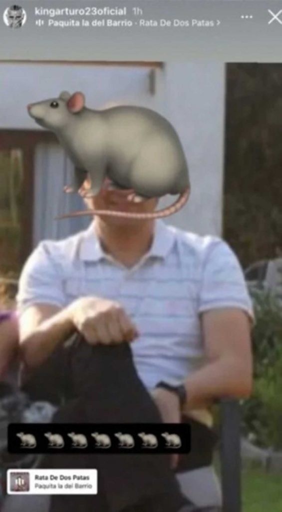 Este fue uno de los mensajes que dejó Arturo Vidal contra su primo en redes sociales meses atrás. Foto: Instagram