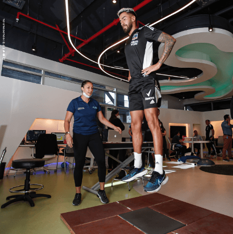 Juan Martín Lucero en el regreso de Colo Colo para afrontar la pretemporada para 2023. (Prensa Colo Colo).