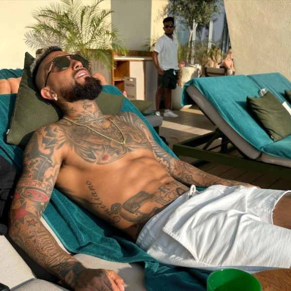 Vidal disfrutando sus últimas vacaciones (Foto: Instagram)