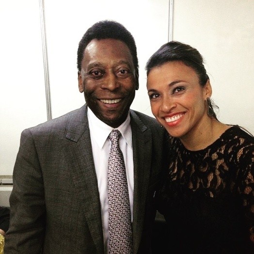 Pelé y Marta