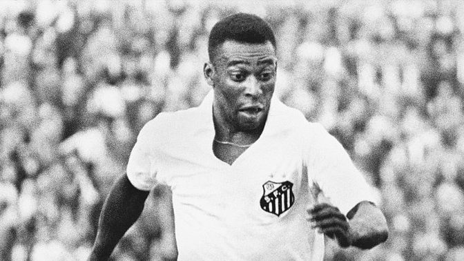 Pelé con Santos