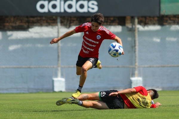 Los jugadores dejan todo por estar en la nómina de 23. Foto: ANFP.