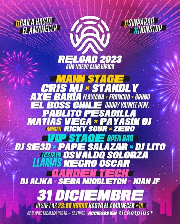 Lo que debes saber sobre la fiesta de Año Nuevo en Club Hípico.(Foto: Producción)