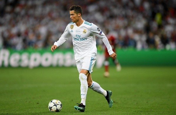 CR7 jugó 438 partidos y anotó 450 goles en el Real Madrid, club donde ganó cuatro Champions League. | Foto: Getty Images.