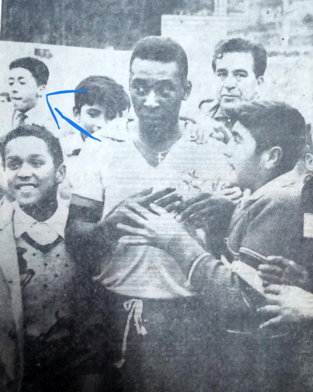 La fotografía en el estadio Sausalito en 1962.