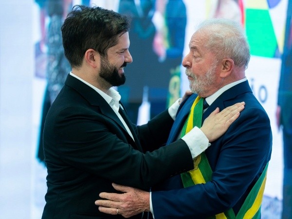 Presidente Boric se reúne con Lula da Silva en Brasil.(Foto: Presidencia)