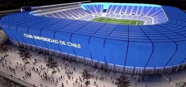 La maqueta del estadio presentada en 2014 por Carlos Heller.