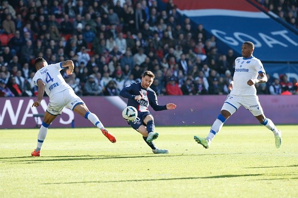 Messi lleva12 goles (más 14 asistencias) en 19 partidos jugados con el PSG en esta temporada 2022-23. | Foto: Getty Images.