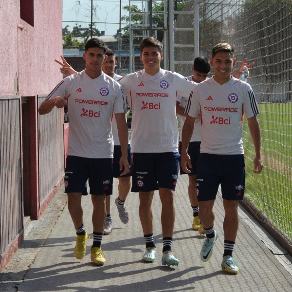 La selección chilena sub 20 se fortalece en la unión a espera del Sudamericano Sub 20 de Colombia 2023.