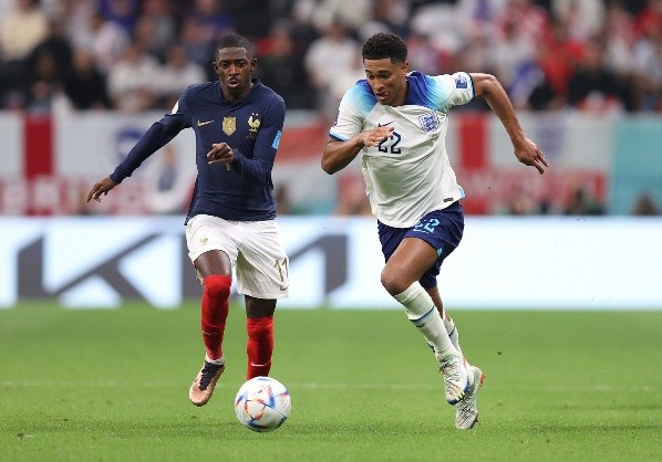 Bellingham fue con Inglaterra una de las buenas figuras que dejó el Mundial de Qatar 2022. | Foto: Getty Images.