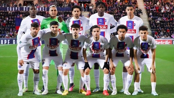 La Formación titular de un alternativo PSG en Copa de Francia. (Foto: PSG)