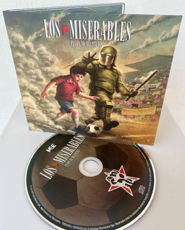Reedición en CD de Pasión de Multitudes, el disco futbolero de la banda chilena de punk-rock, Los Miserables.