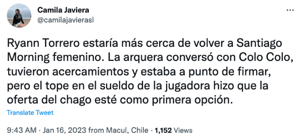 Desde DSports informaron de la traba en las negociaciones de Colo Colo con Ryann Torrero | Twitter