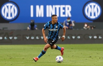 Alexis Sánchez sumó veinte gritos con la camiseta del Inter de Milán. Foto: Getty Images.
