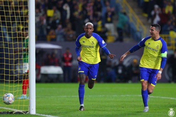 Anderson Talisca anotó el gol de la victoria del Al Nassr en el debut de Cristiano Ronaldo. Foto: Comunicaciones Al Nassr.