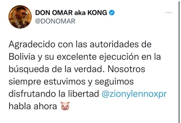 Las razones tras el arresto de Zion y Lennox en Bolivia.(Foto: Twitter)