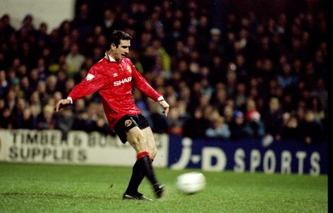 Eric Cantona logró nueve títulos con el Manchester United. Foto: Getty Images.
