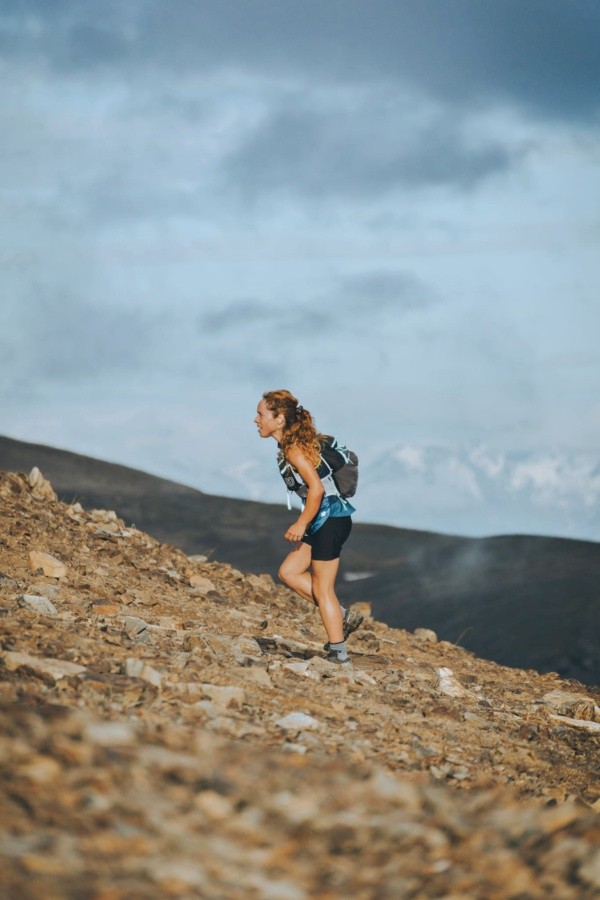 Paula Cofré haciendo trail running | Foto: Cedida