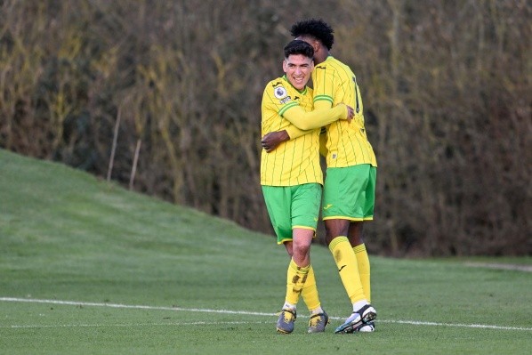 Marcelino Núñez fue figura con la Sub 21 del Norwich y ya lo piden como el nuevo 10 del equipo. Foto: Comunicaciones Norwich.