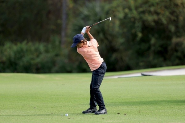 Charlie Woods promete como una emergente estrella del golf. | Foto: Getty