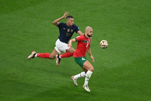 Sofyan Amrabat fue una de las principales figuras de la Copa del Mundo con Marruecos. Foto: Getty Images.