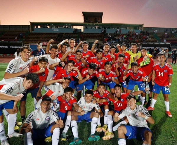 La Roja venció a Uruguay y se llena de ilusión rumbo al Sudamericano Sub 17. Foto: Comuniaciones FFCh