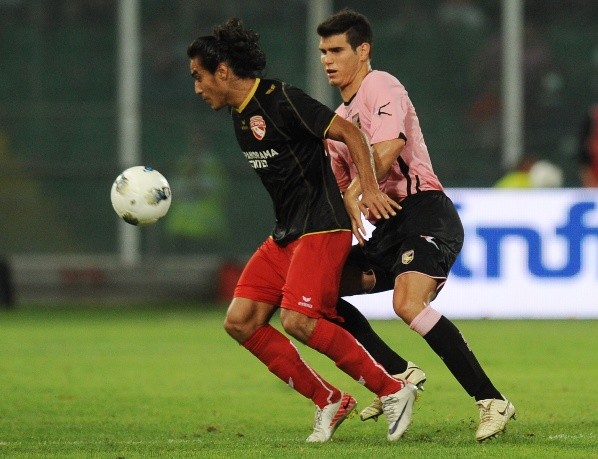 Darío Lezcano en acción por el FC Thun de Suiza. (Getty Images).