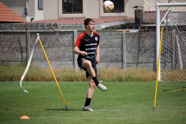 Milan Tudor además tiene experiencia en las selecciones juveniles de la Roja. | Foto: ANFP.