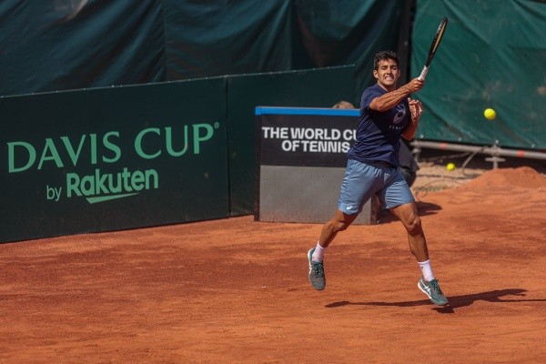 Garin entrena con todo pensando en Copa Davis. | Foto: