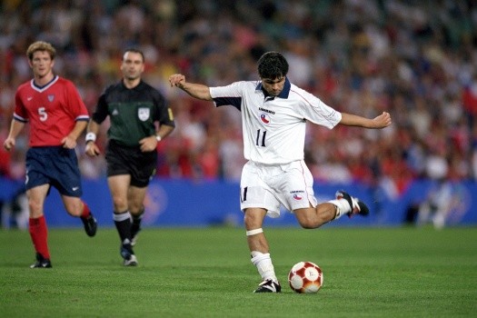 Reinaldo Navia anotó cuatro goles en los Juegos Olímpicos de Sidney 2000. Foto: Getty Images.