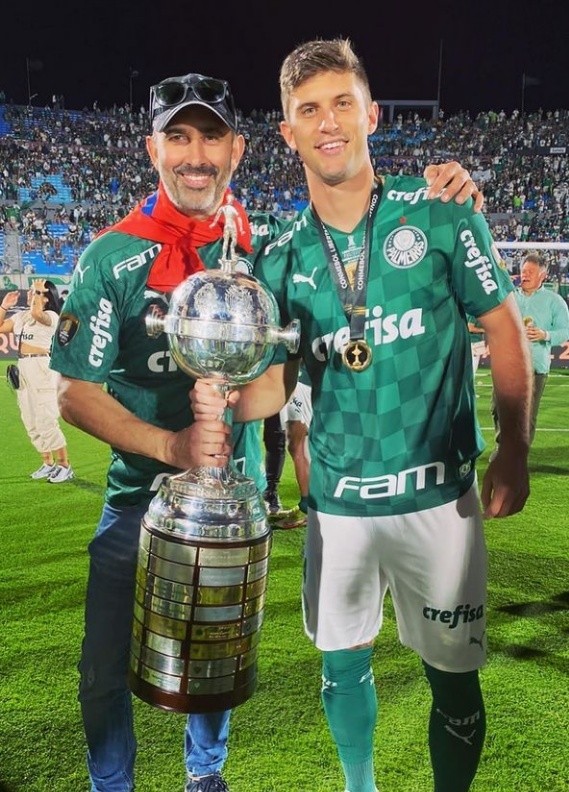 Benja Kuscevic ganó dos Libertadores en Palmeiras (Archivo)