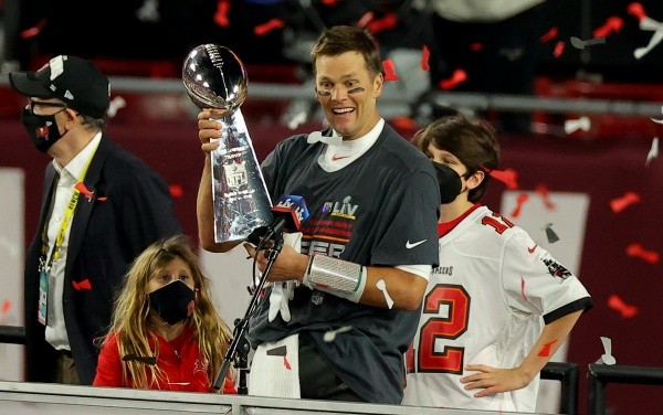 Con siete títulos Tom Brady es el jugador que más Super Bowl ganó en la historia. | Foto: Getty Images.