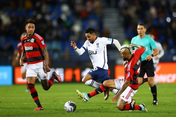 Vidal con el Flamengo fracasaron rotundamente en el Mundial de Clubes. | Foto: Getty Images.