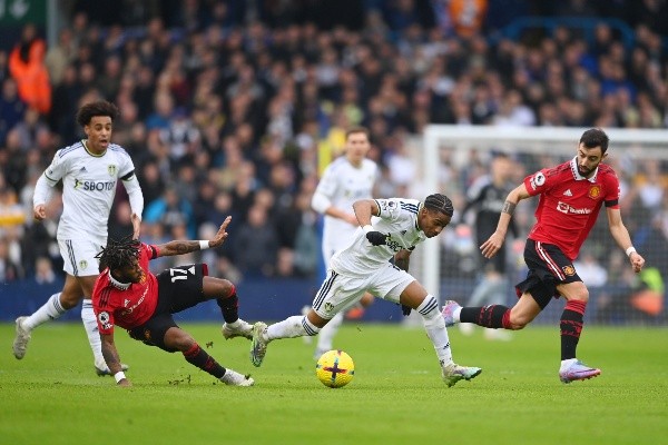 United se quedó con un triunfo de 2-0 en un nuevo Clásico de las Rosas. | Foto: Getty