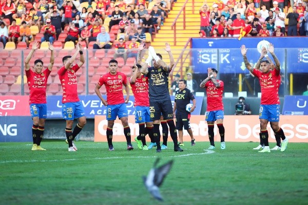 Unión Española es el único equipo que no sabe de triunfos en este Campeonato Nacional 2023. | Foto: Agencia UNO.