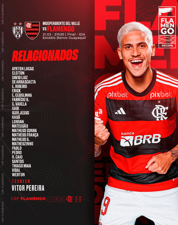 Los citados del Flamengo.