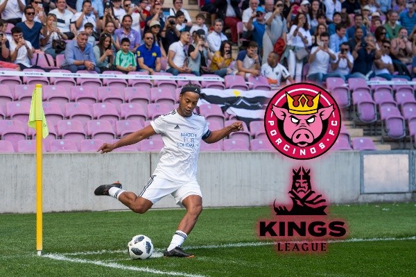 Ronaldinho jugará la Kings League en el equipo de Ibai. | Foto: Getty